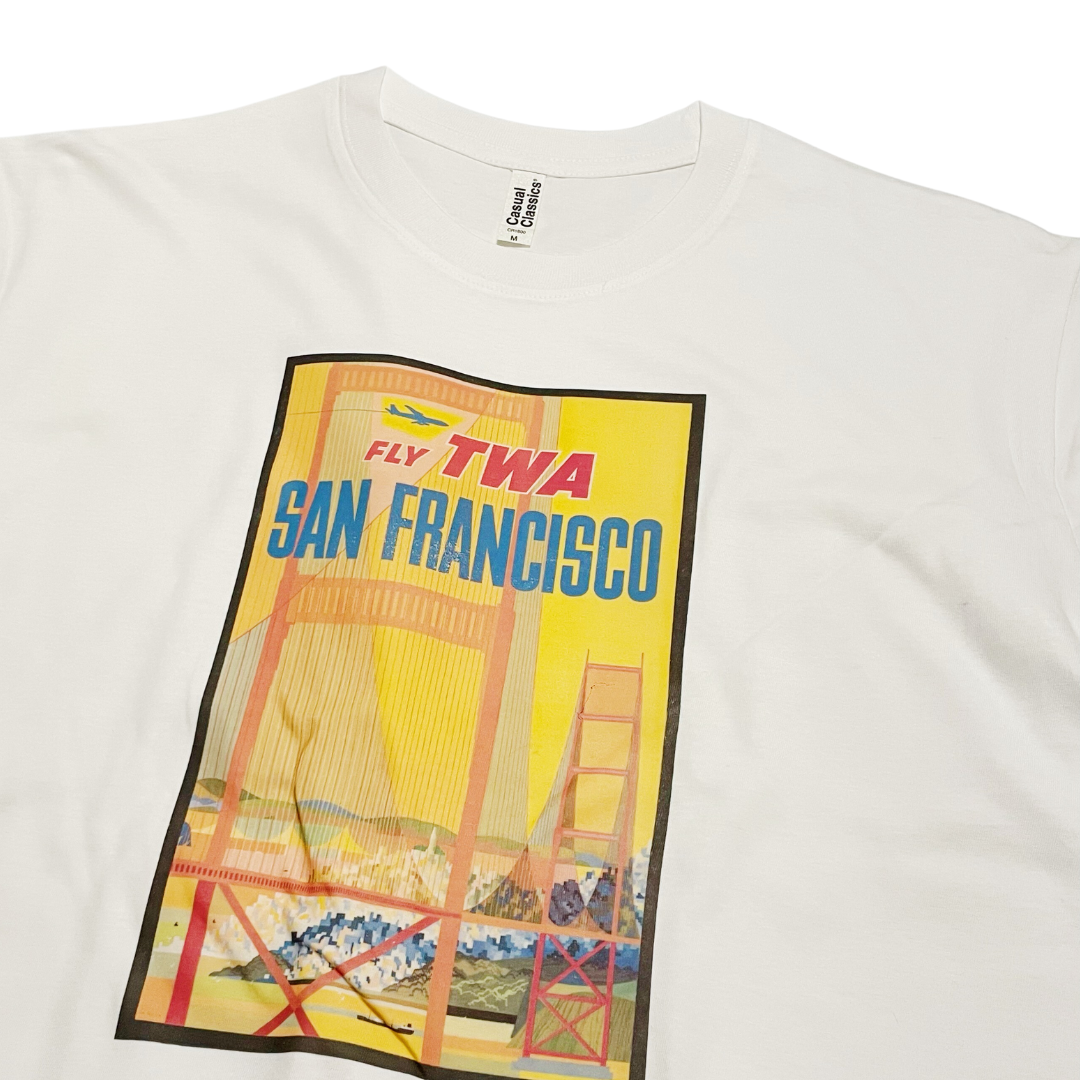 ZZZEBRAAA LIMITED – wholesale T-shirt (graphic) – unisex – San Francisco Travel Poster T-Shirt Vintage Art Poster Art1