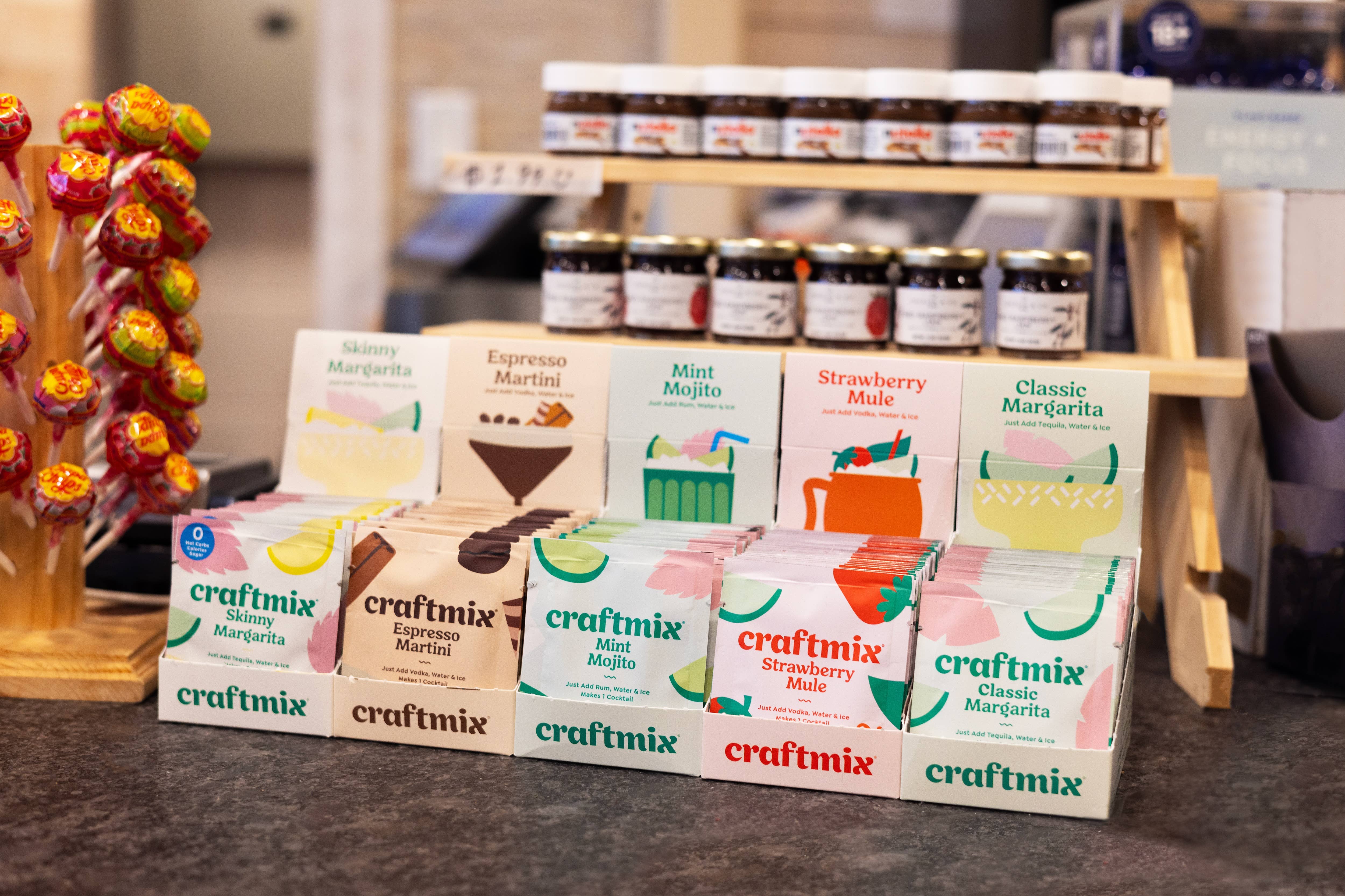 Craftmix - Wholesale Cocktail Mix/Syrup - Mango Margarita Cocktail / Mocktail Mixer - 24ct Caddy5