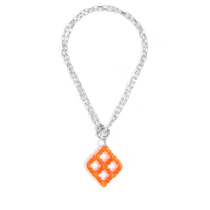 ZENZII Jewelry - Wholesale Pendant/Charm Necklace - Lattice Pendant Necklace16