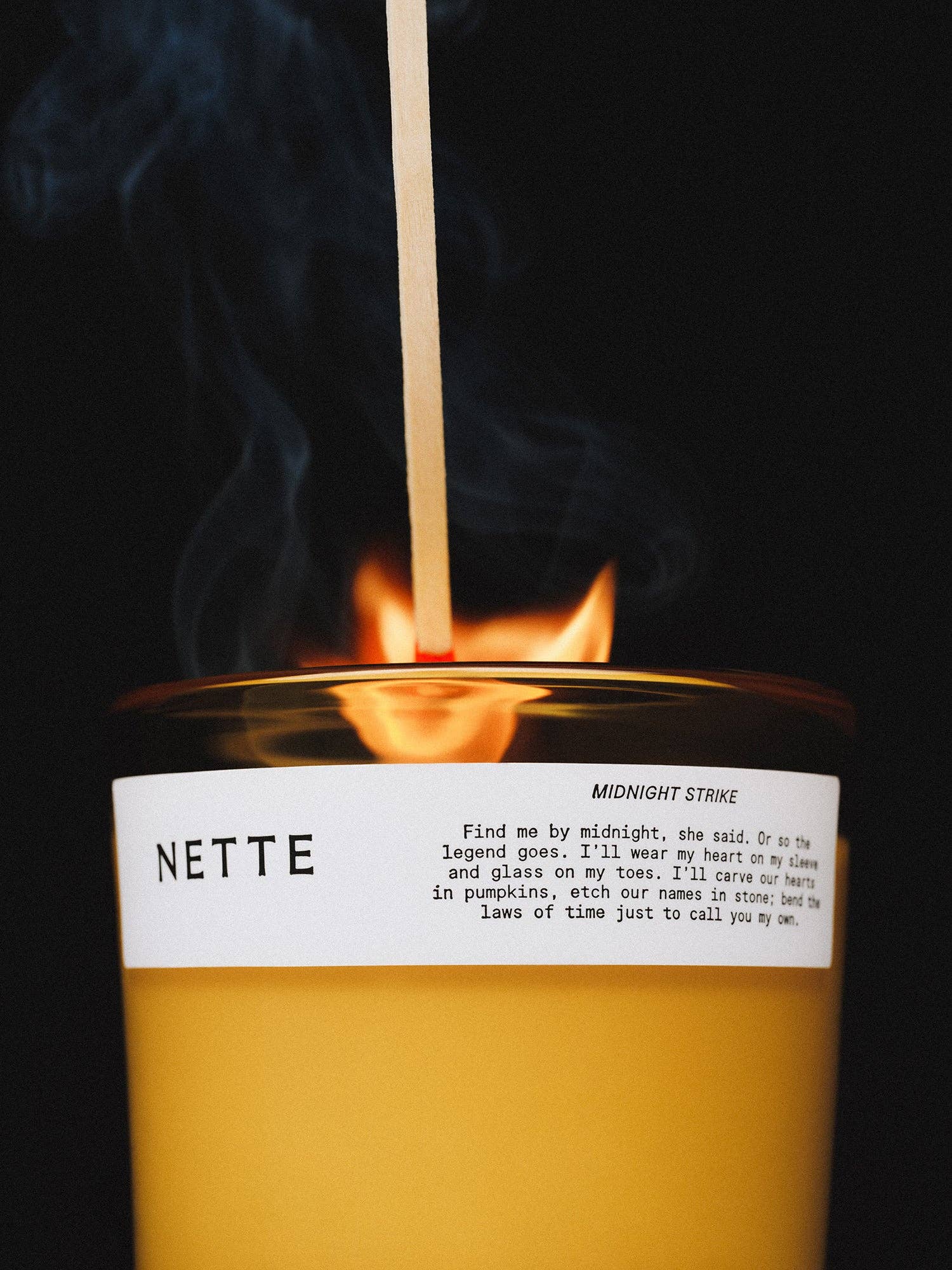 Nette - Vente Bougie en bocal - Bougie Parfumée Midnight Strike1