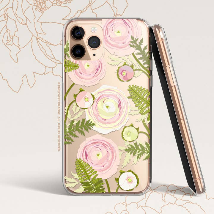 iPhone Blush Ranunculus Case for wholesale by Onesweetorange