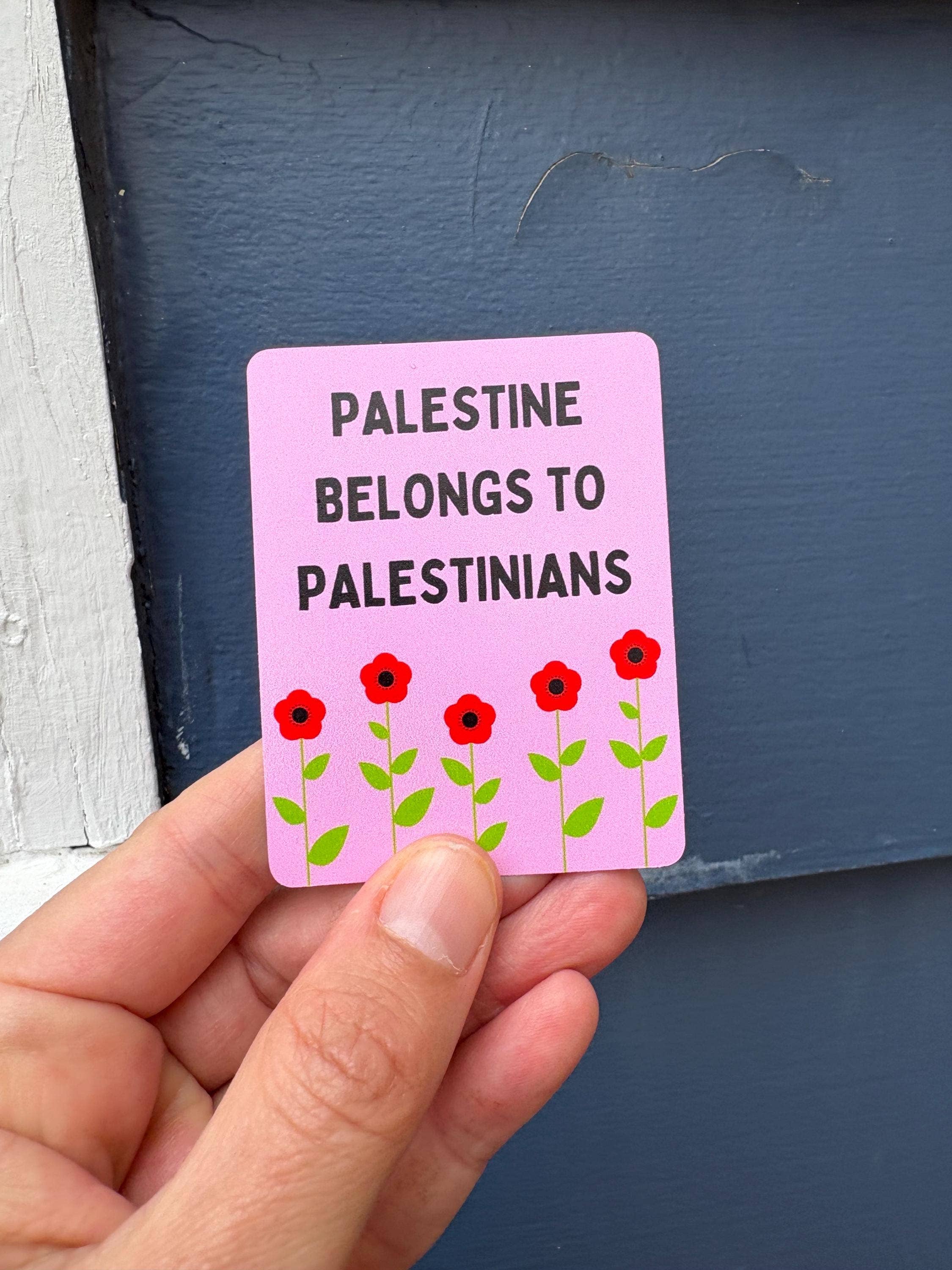 Anna Liz Heart Designs - Wholesale Sticker - Free Palestine Sticker - Palestine Belongs to Palestinians4