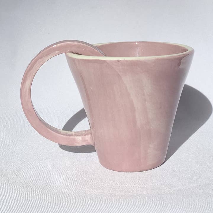Tazza con manico - Viola per la vendita all'ingrosso da parte di Argilice