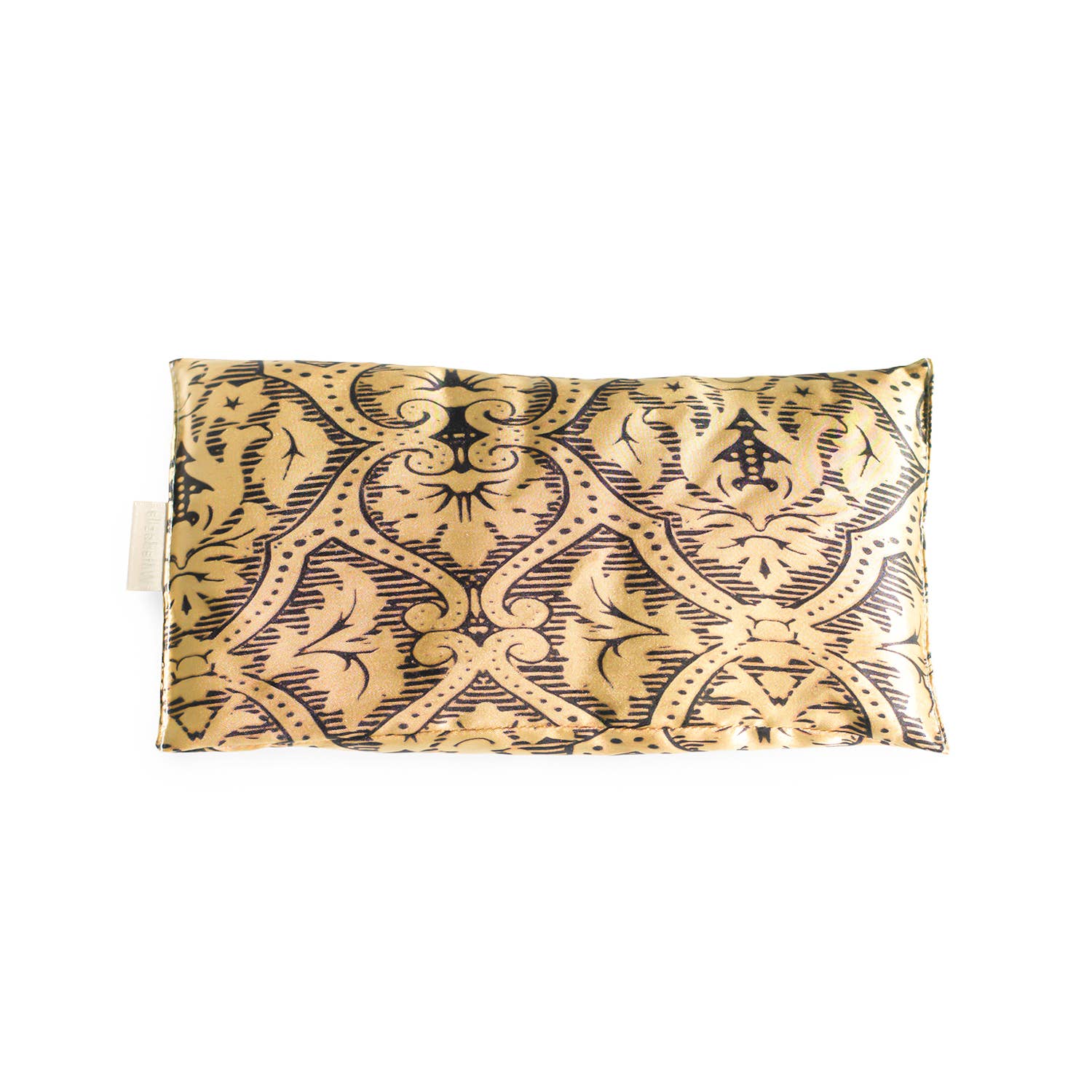 elizabethW - Wholesale Spa/Therapy Pillow - Eye Pillow - Black Gold Damask 0