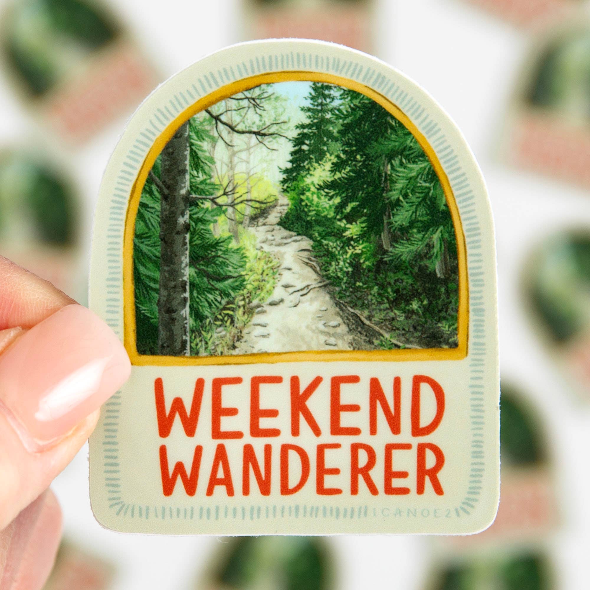 1canoe2 | One Canoe Two Paper Co. – wholesale Sticker – Weekend Wanderer Decal Sticker1