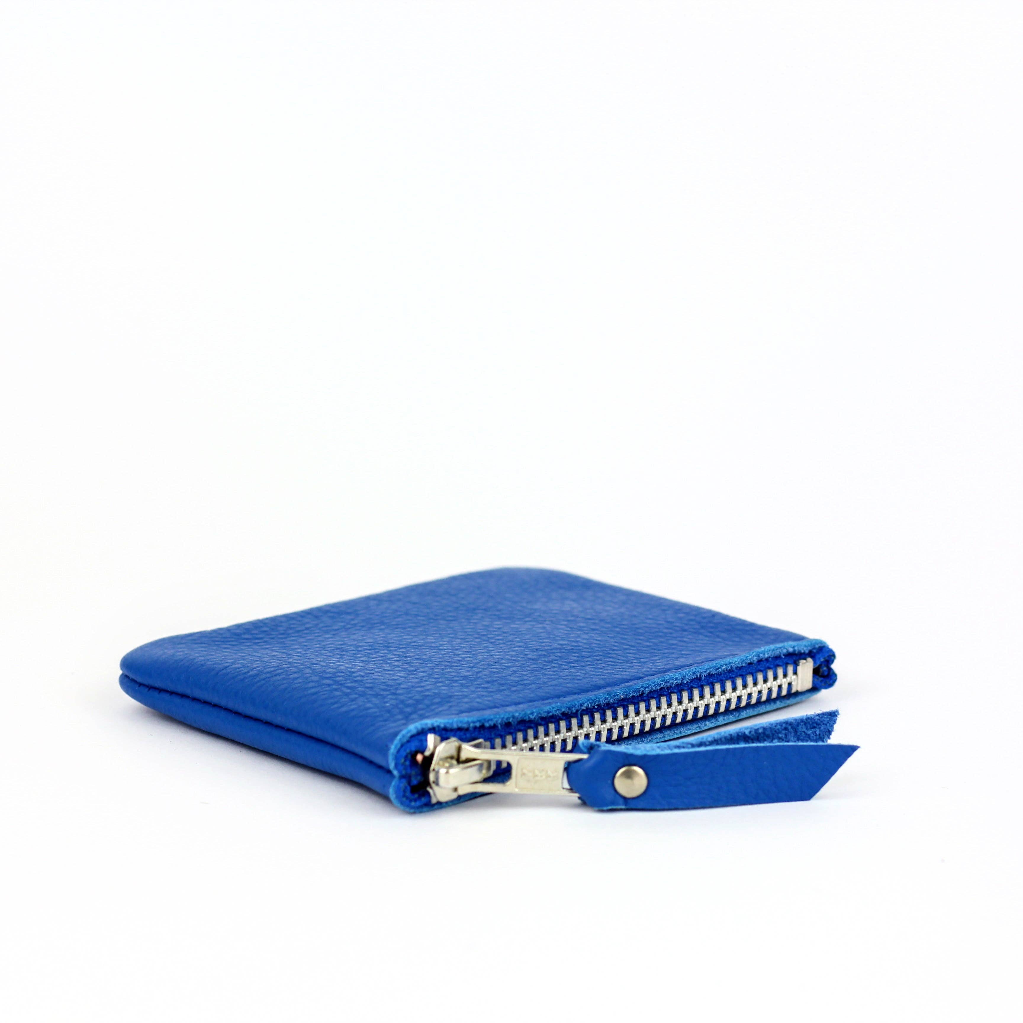 Suede&Co - Wholesale Coin Purse - Women's - Cobalt Leather Coin Purse1