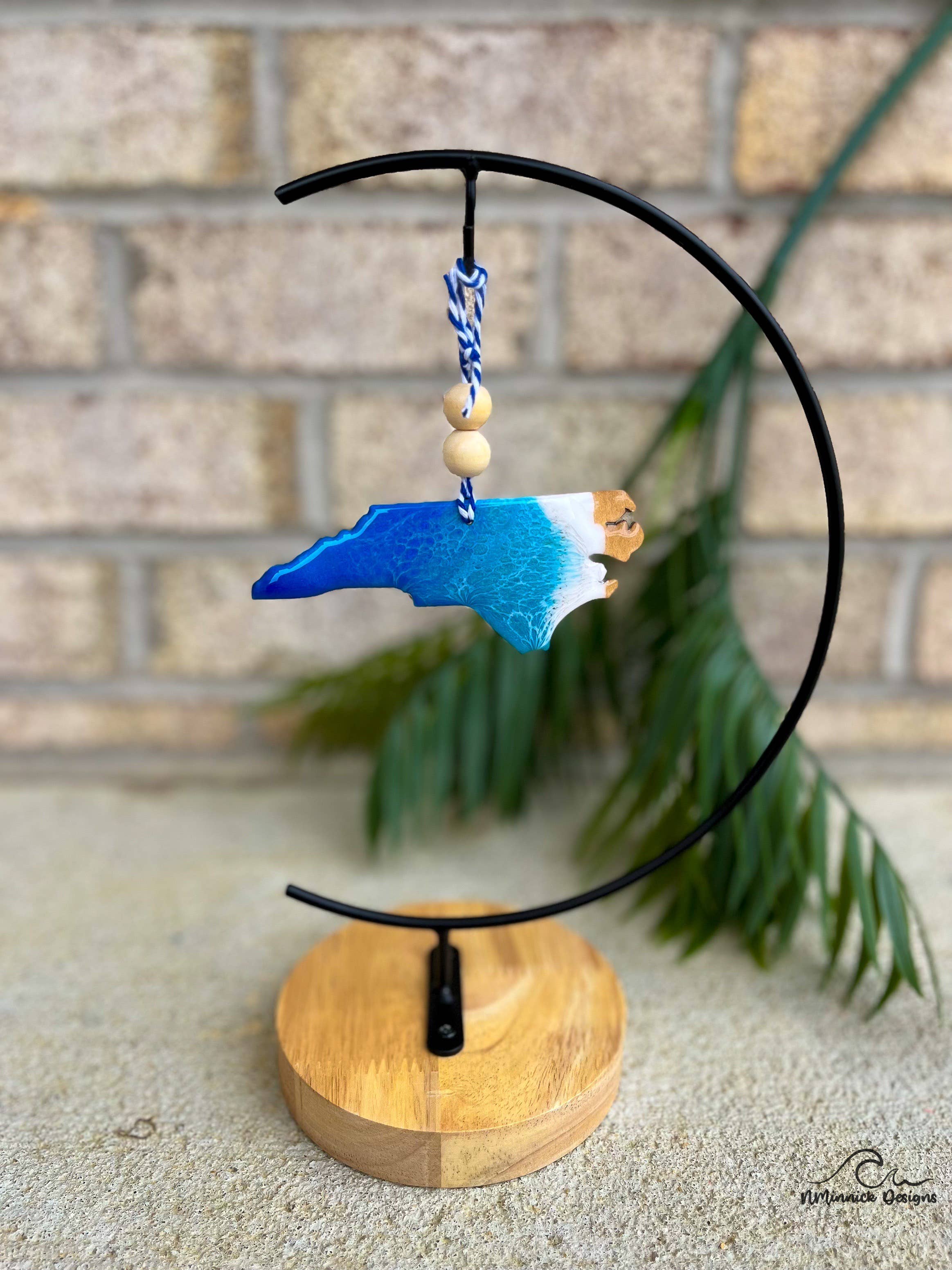 NMinnick Designs - Wholesale Ornament - North Carolina Beach Ornament1