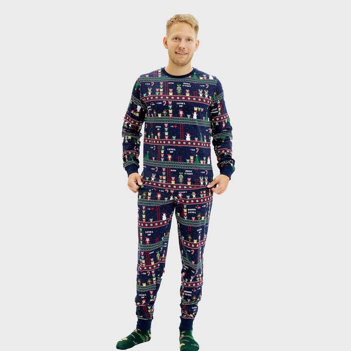 Vintage Gamer Julpyjamas – Herrar för wholesale av Happy Seasons