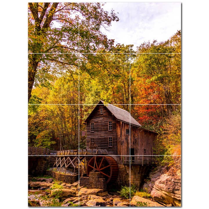 Herbstliche Keramikfliese Keramikfliesen-Wandbild PT500020 für den Großhandel von Picture-Tiles.com