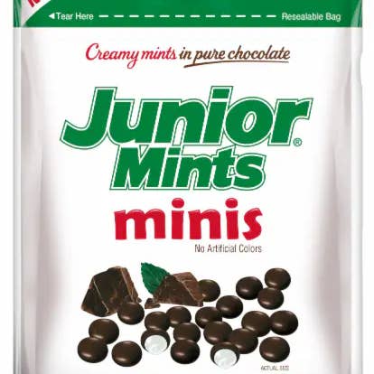 Sac avec support Junior Mint Mini, 8 oz, 12 carats pour la vente par I Got Your Candy