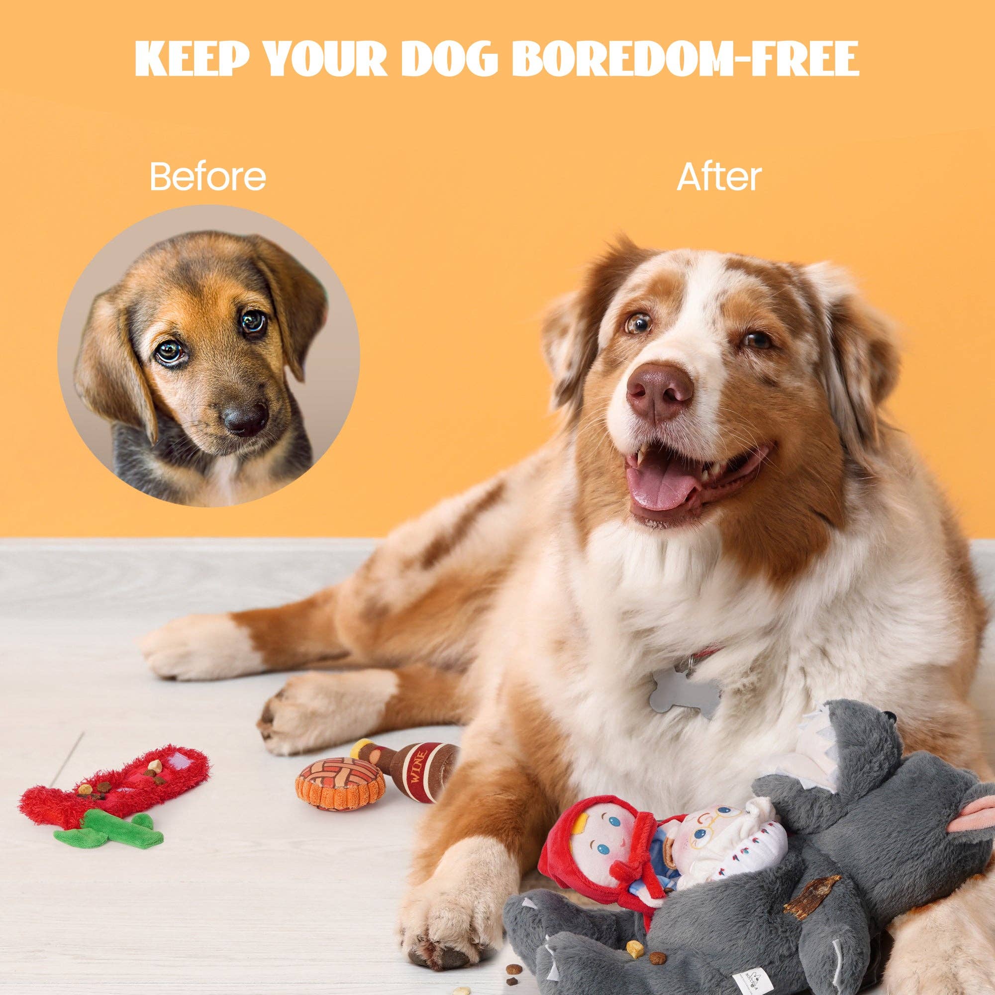 Nocciola - Wholesale Pet Squeaky Toy - Dog - Nocciola Fairy Tale Squeaky Dog Toys3