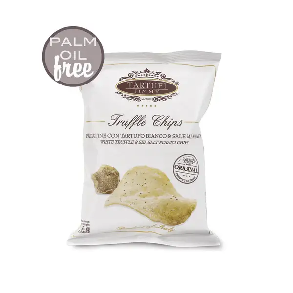 Gourmet Food Solutions, Inc. - Wholesale Chips - White Truffle Potato Chips, 40g small bag Jimmy Tartufi1