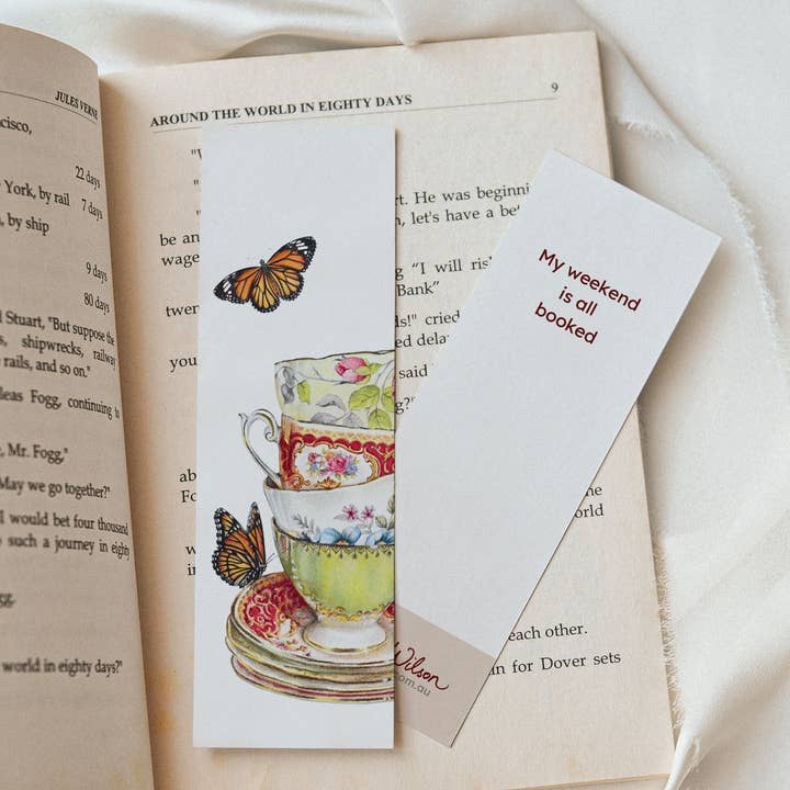 Qualcuno vuole del tè? - Segnalibro per la vendita all'ingrosso da parte di Hayley Wilson