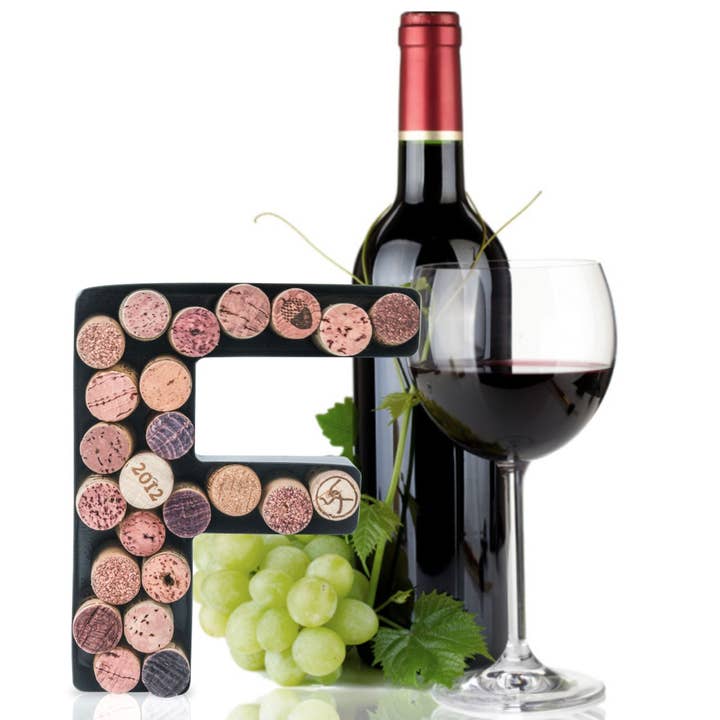 MADE EASY KIT - Wholesale Wine cork holder - Made Easy Kit Metal Letter Wine Cork Holder w/Wall Mount Kit60