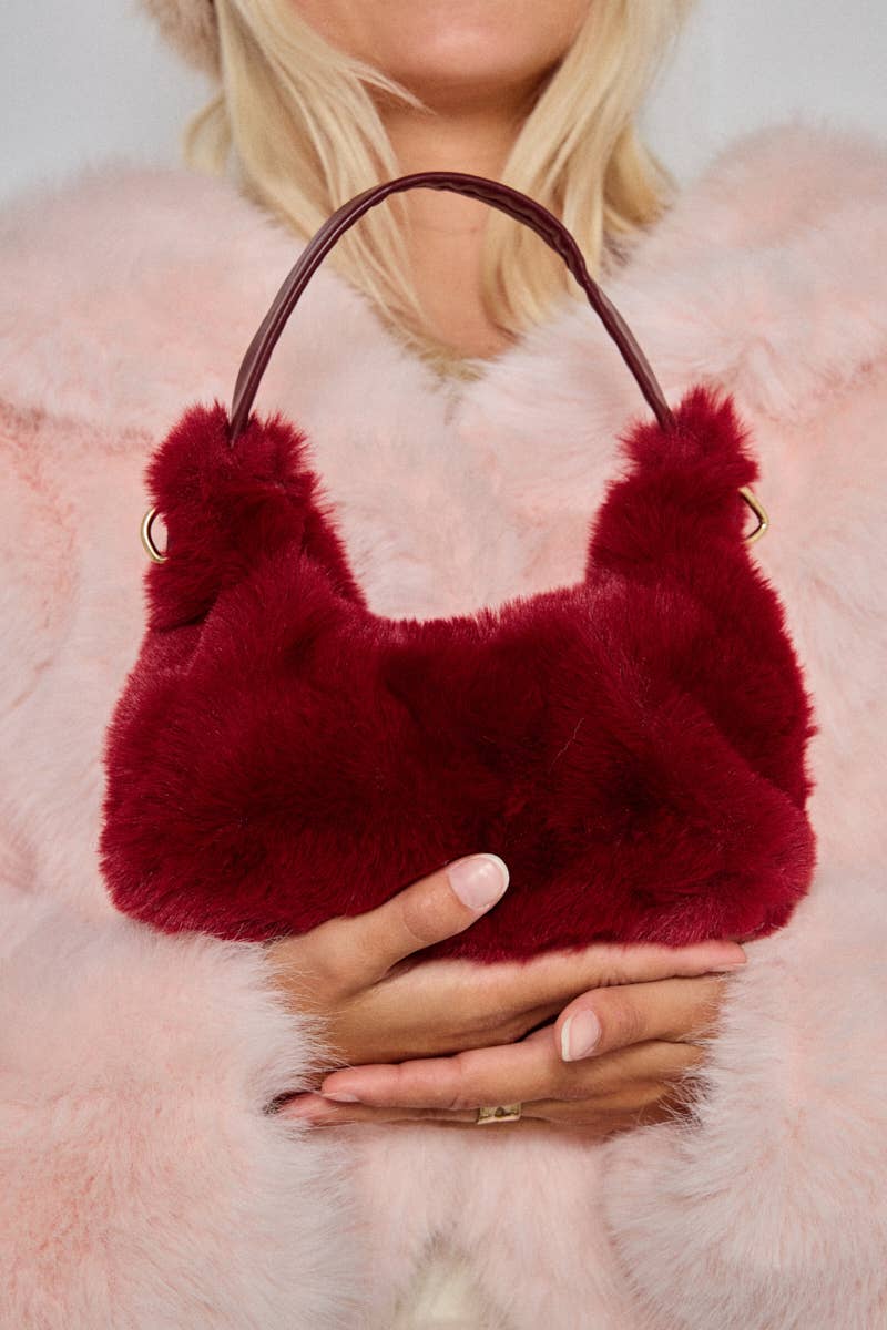 BYREN | ÉLINE L'ATELIER - Wholesale Top Handle Bag - Women's - Faux fur bag CY302JHUI4