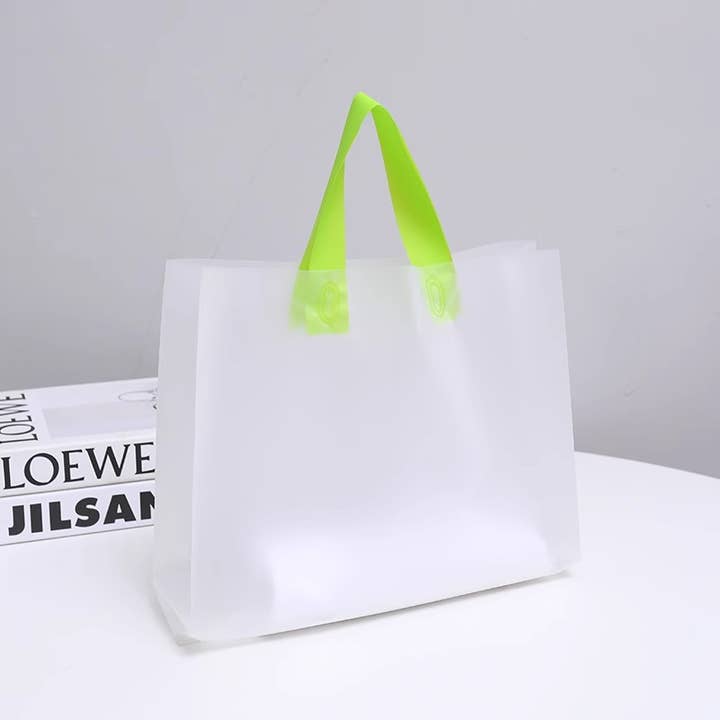ByHome - Wholesale Gift Bag Set/Pack - 50pcs, 3 Dual-colors Premium Frosted square PVC Gift Bags