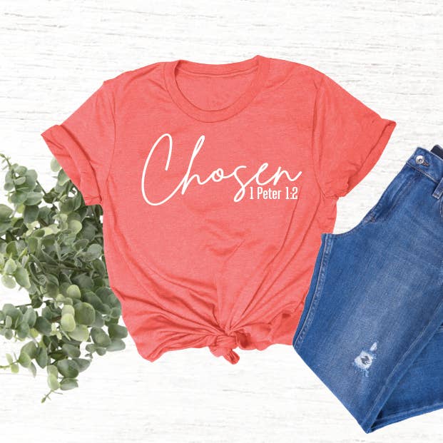 Youth Chosen T-Shirt for wholesale by ClayHill Engraving