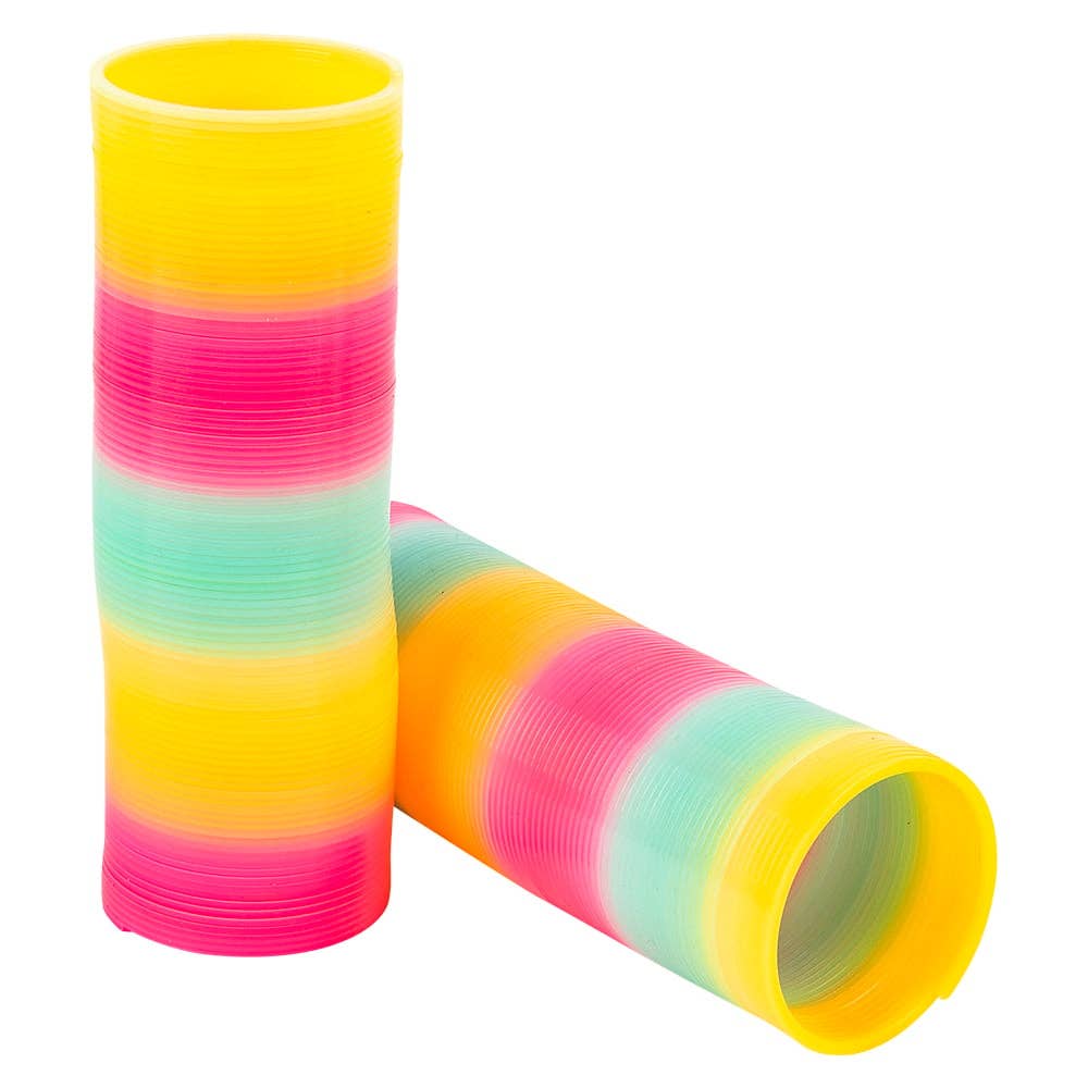 La Luna Bella - Toys - Wholesale Classic Toy - Kids - 6" SUPER LONG RAINBOW COIL SPRING LLB kids toys4