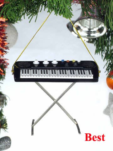 Broadway Gifts Co - Wholesale Ornament - Electric Keyboard Ornament1