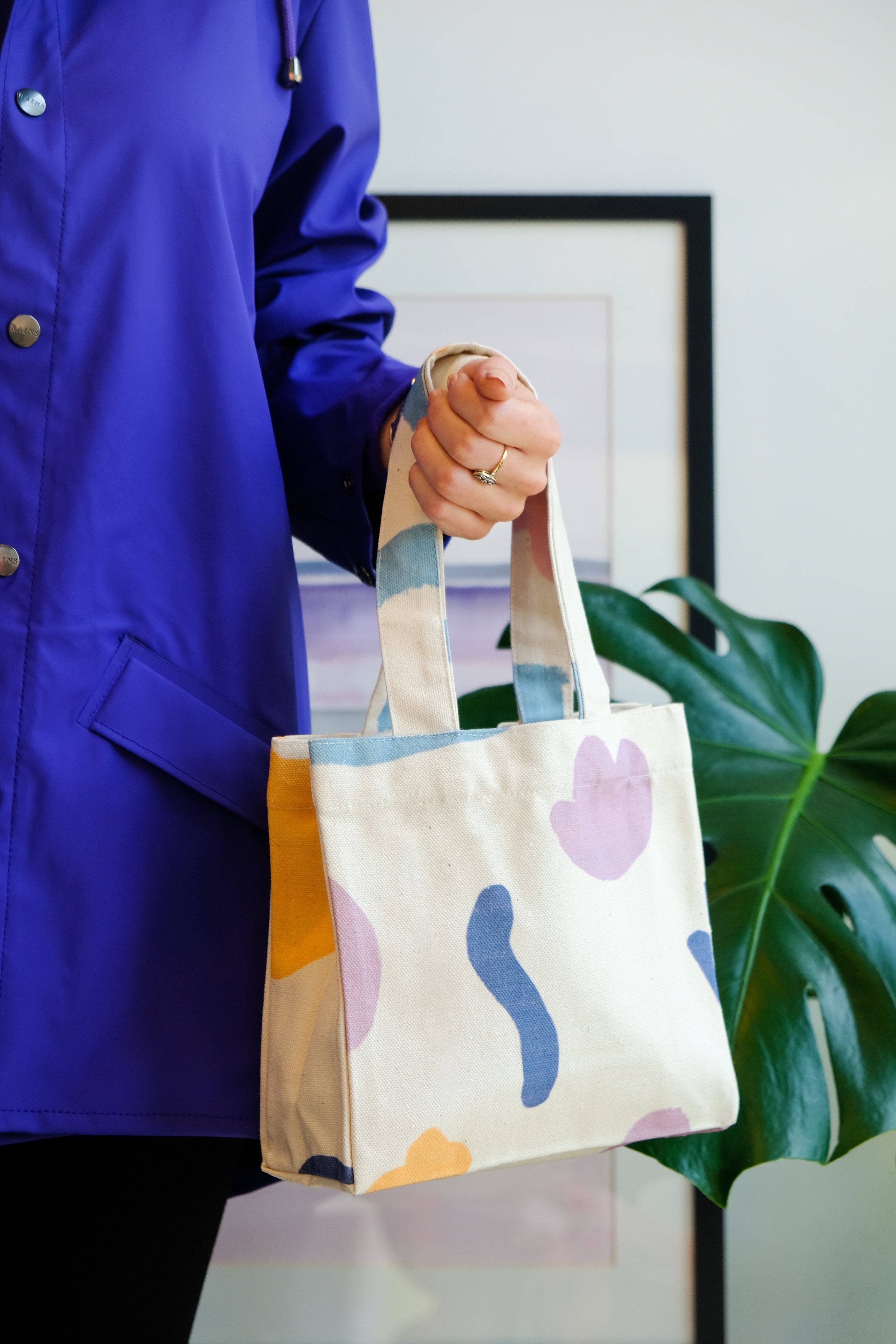 KLUE - Wholesale Draagtas - Dames - Eco-vriendelijke mini totebag van 100% ongebleekt gerecycled katoen2