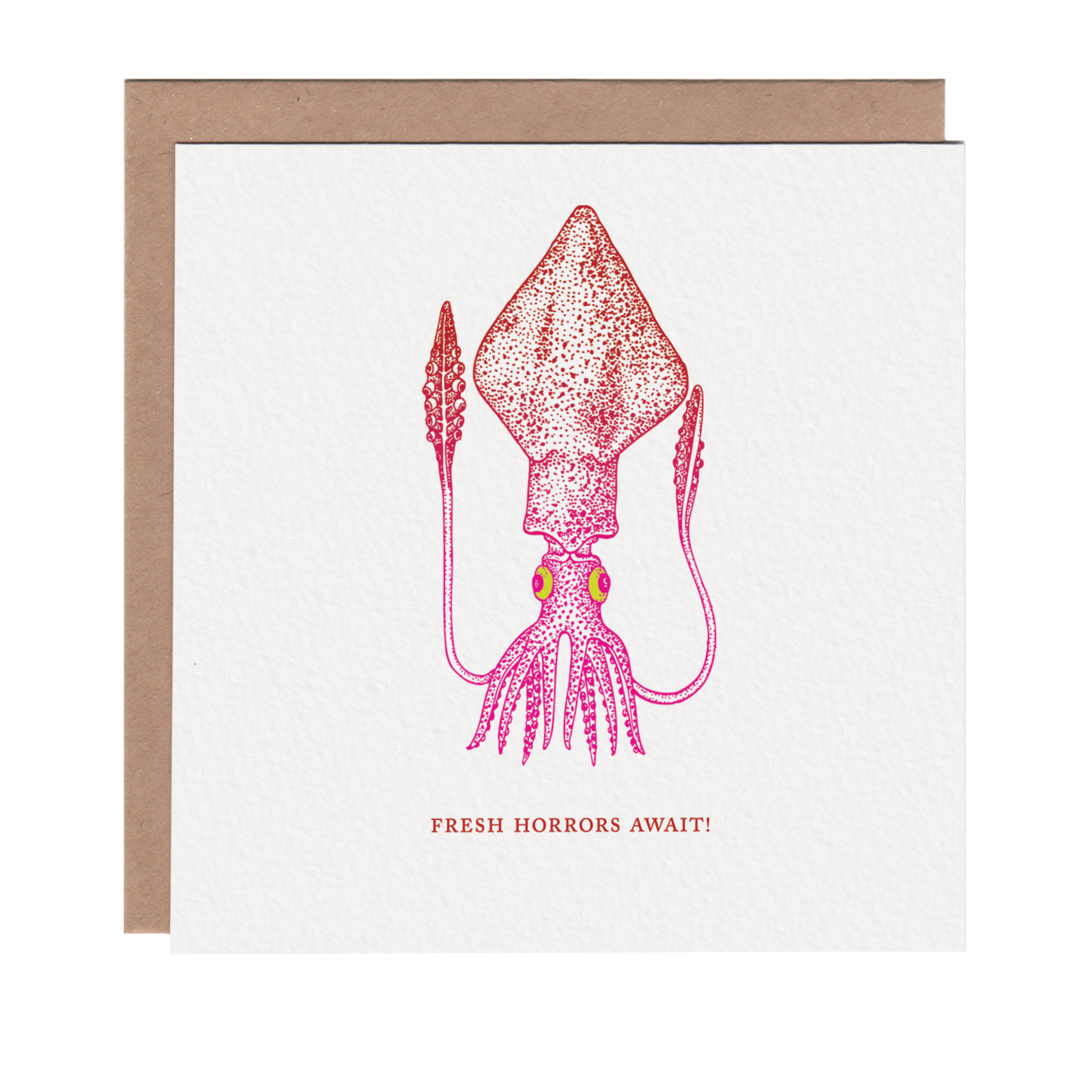 Ampersand M Studio - Wholesale Congratulations Card - Fresh Horrors Await Graduation/Baby/New Job Greeting Card0