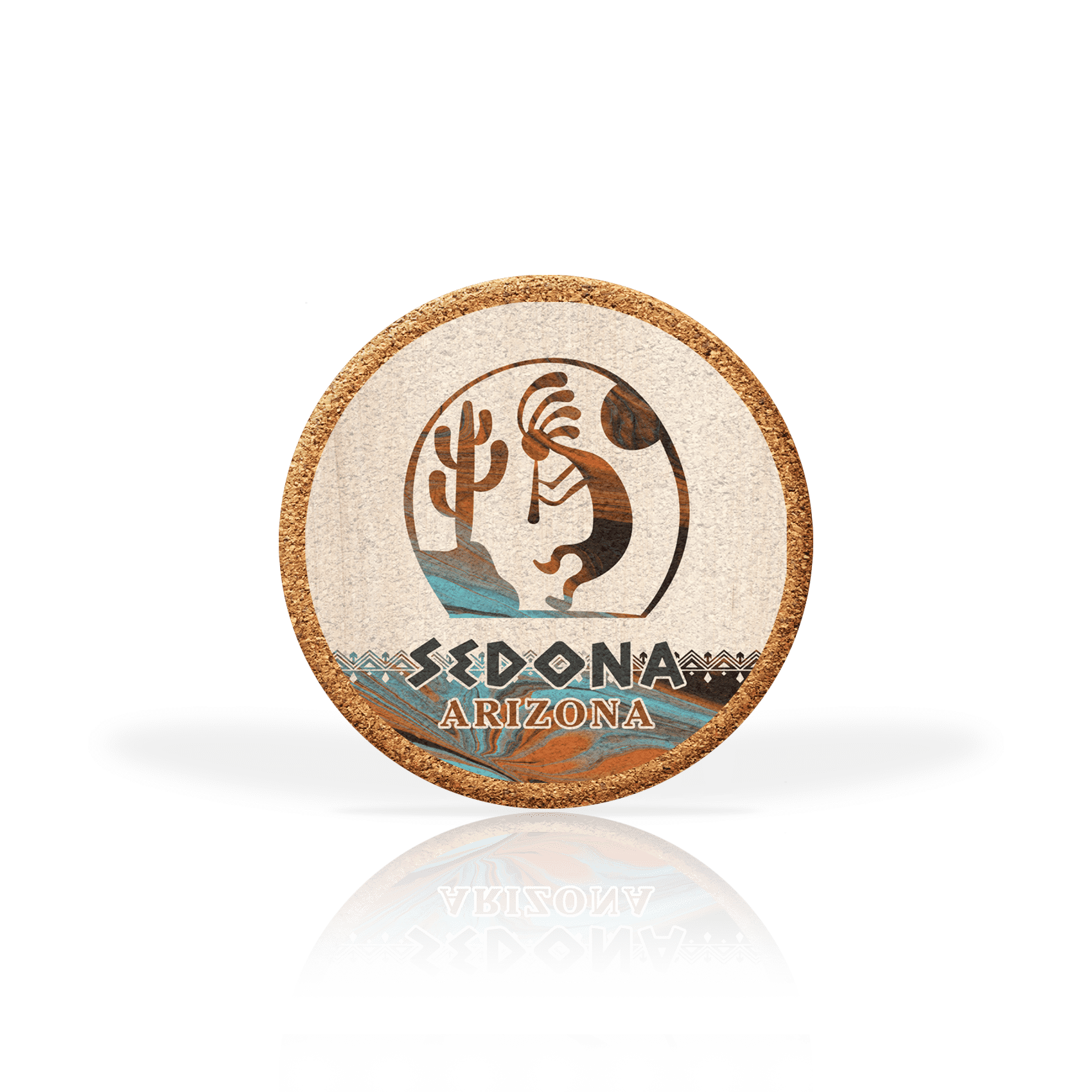 Matrix - Vente Sous-verre - Collection de sous-verres en liège Southwest Fluidity personnalisés2