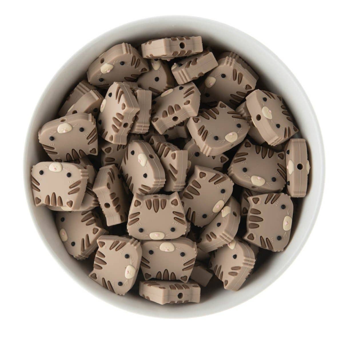 Cara & Co Silicone Craft Supply – Missangas por atacado – Esferas focais de silicone para gatos1