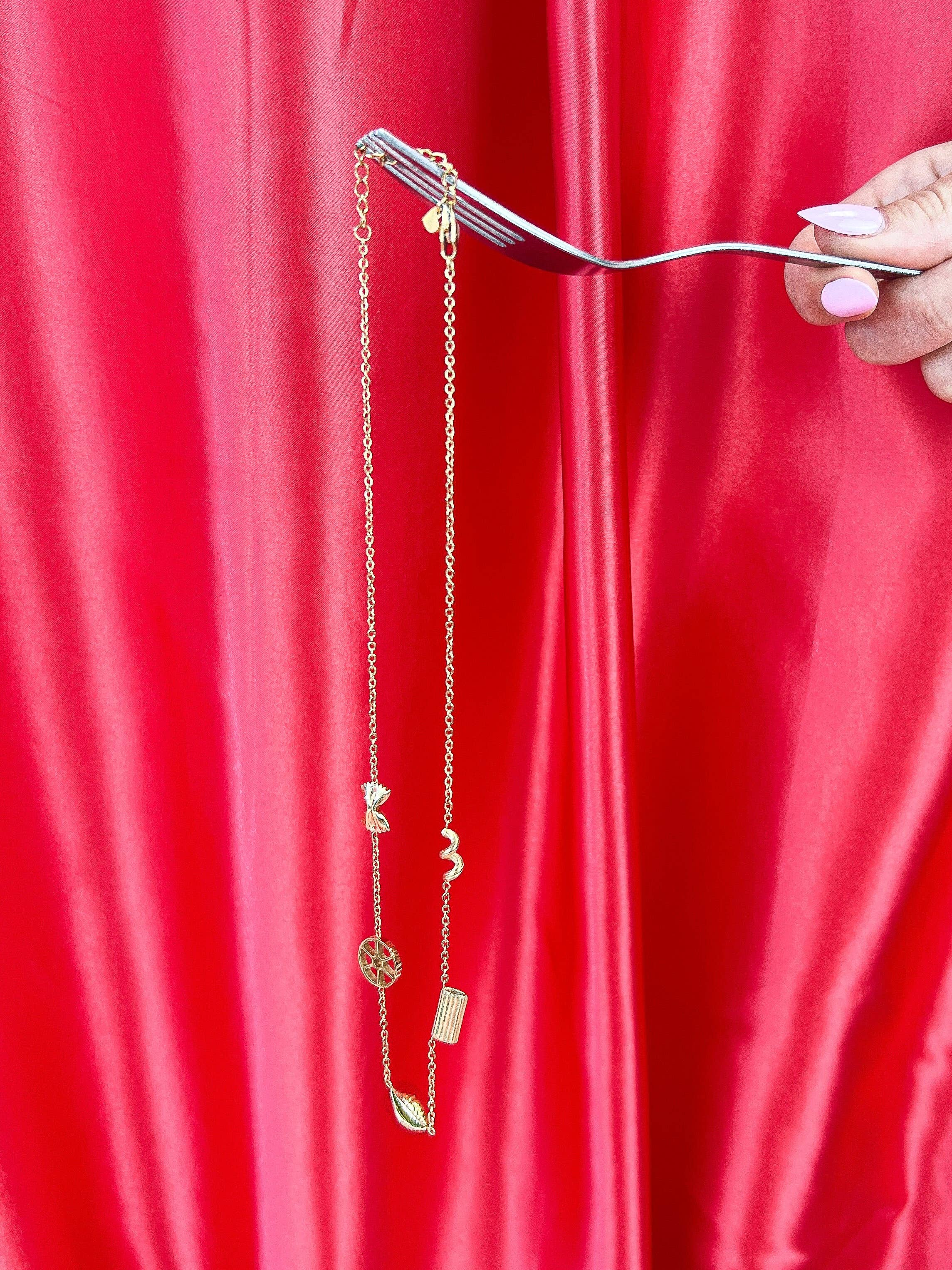 A Shop of Things - Wholesale Pendant/Charm Necklace - Pasta Medley Necklace1