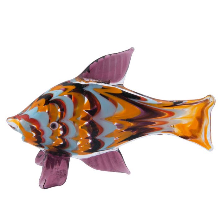 SALE Fish Small Art Glass Decorative Figurine for wholesale by Beachcombers