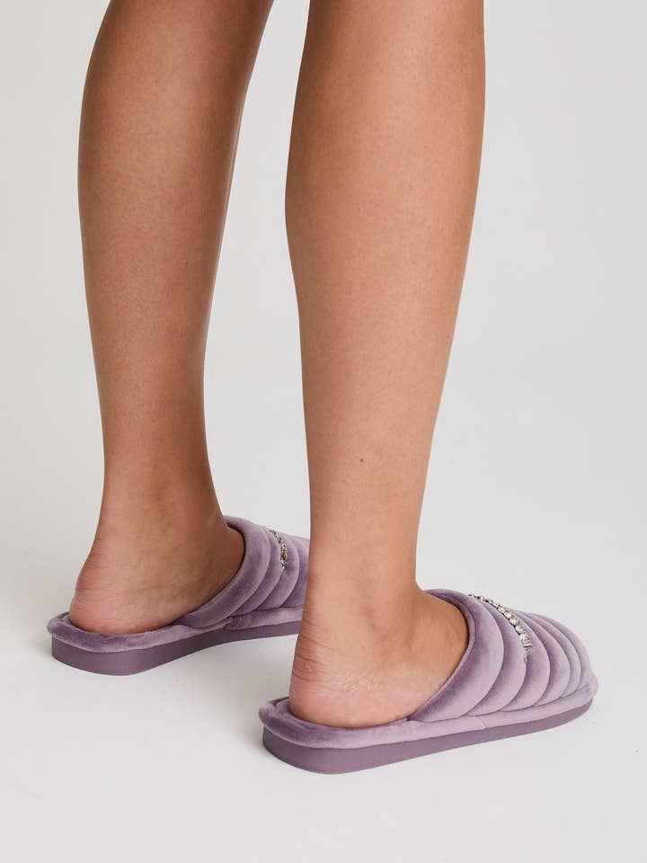 Lavendel Frankie gesteppter Pantoffel in Lavendel für den Großhandel auf Faire2