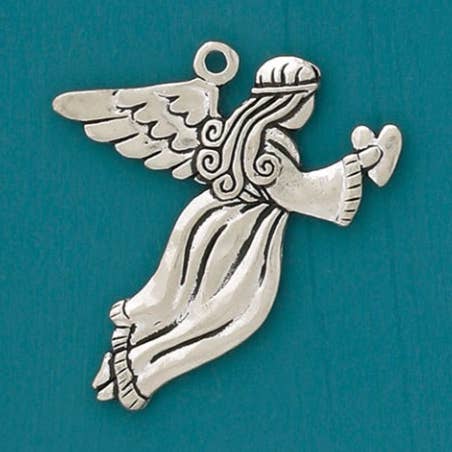 Angel W/ Heart Holiday Ornament (Boxed) for wholesale by Basic Spirit