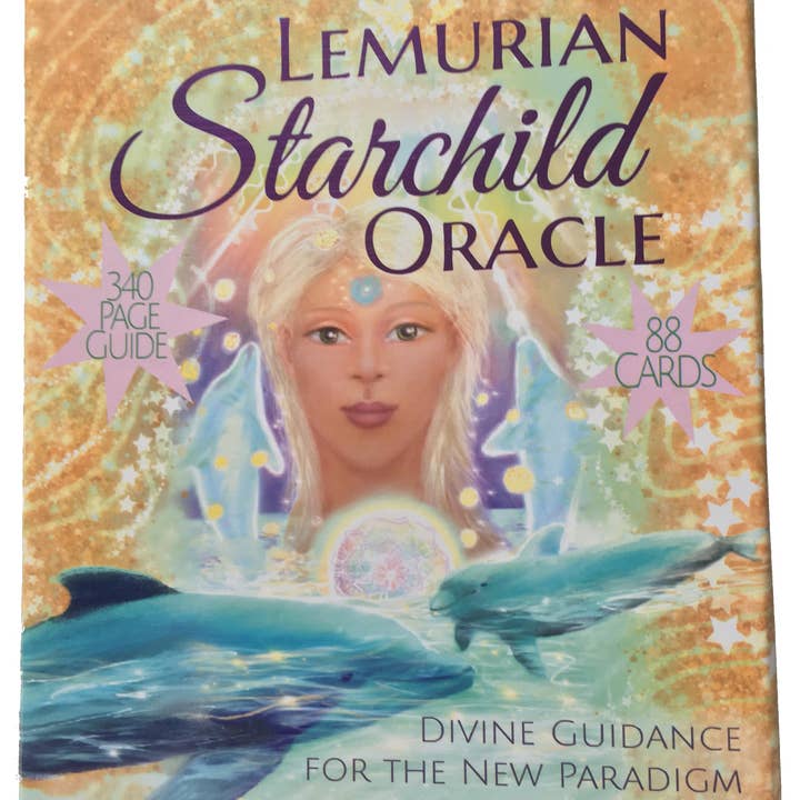 Light Language Messages - Wholesale Tarot Cards - The Lemurian Starchild Oracle - 88 Cards, 340 Page Book3