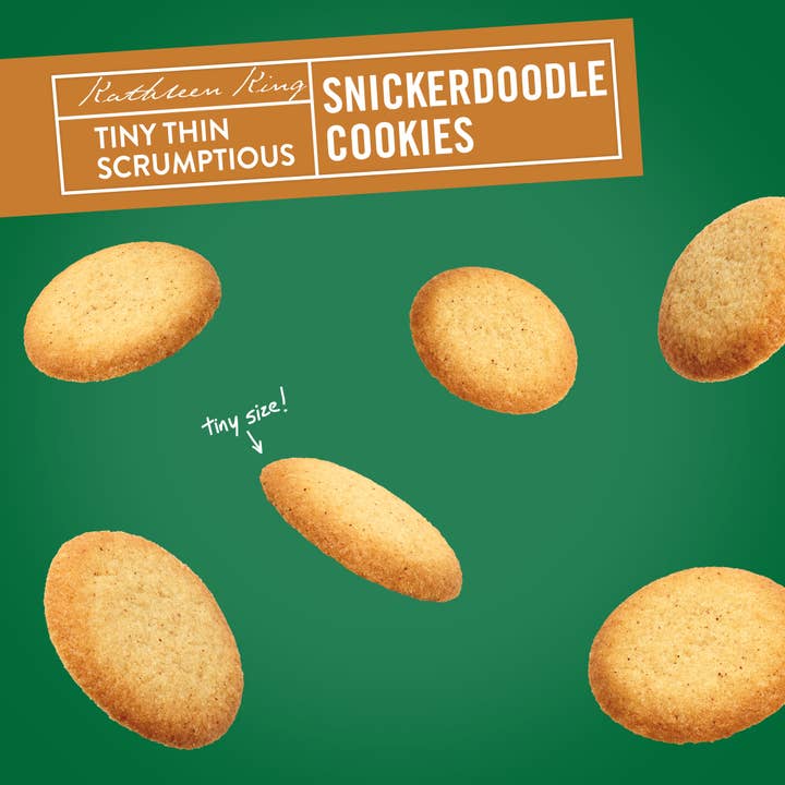 Tate's Bake Shop - Wholesale Cookie - 6ct - 5.5oz Tiny Tate's Snickerdoodle Cookies