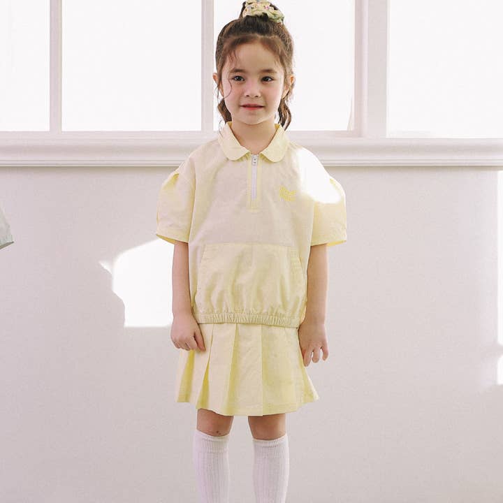 Elodie Active Collared Top & Skirt Shorts Set for wholesale by ToTo Heros