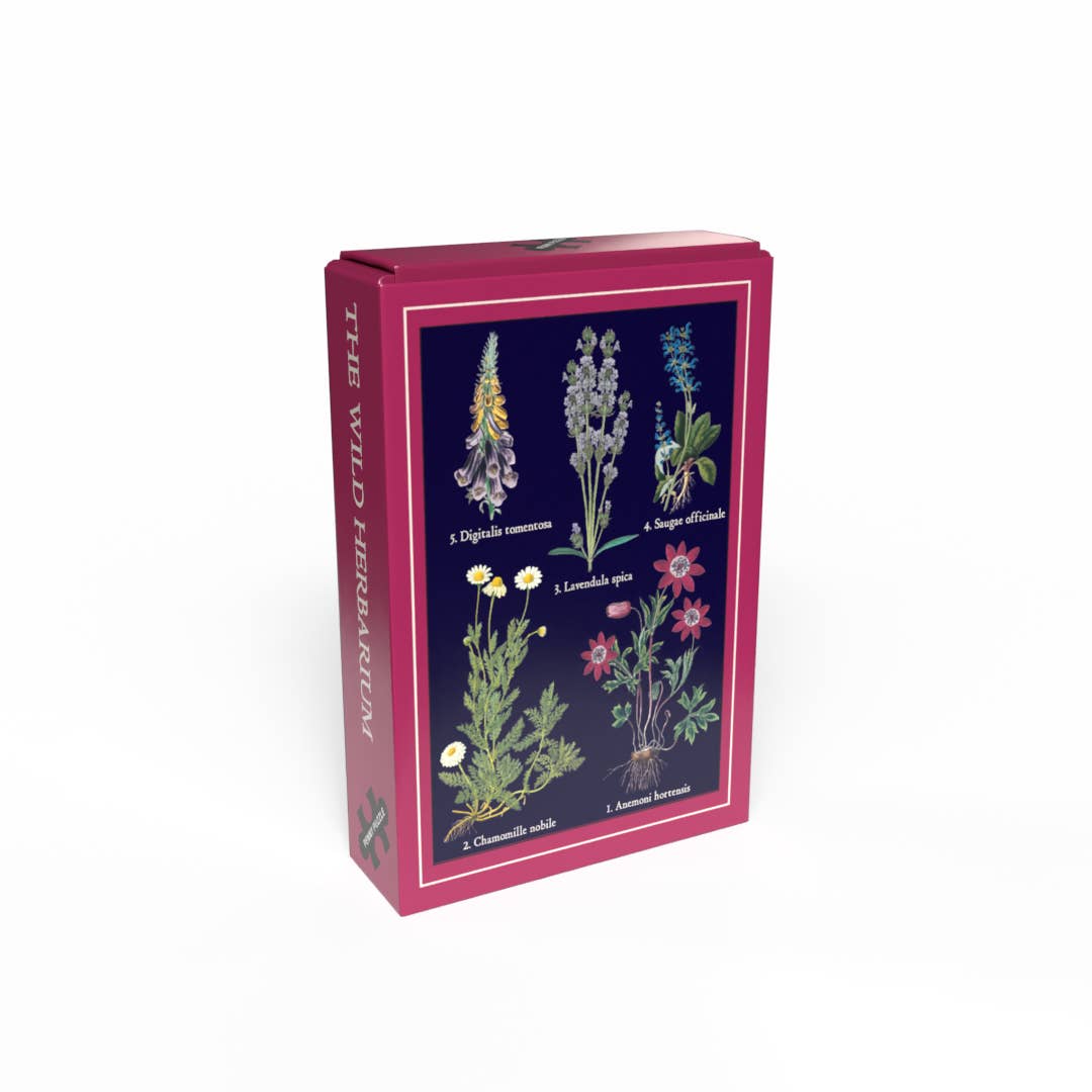 Penny Puzzle - Wholesale Puzzle - Adult - THE WILD HERBARIUM 99 pcs vintage minipuzzle