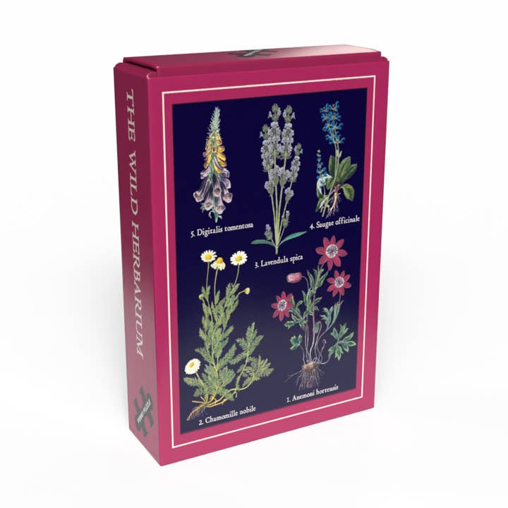 THE WILD HERBARIUM 99 pcs vintage minipuzzle for wholesale by Penny Puzzle