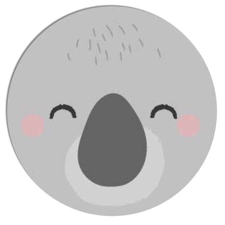 Sticker - Koala face voor wholesale door Tante Kaartje