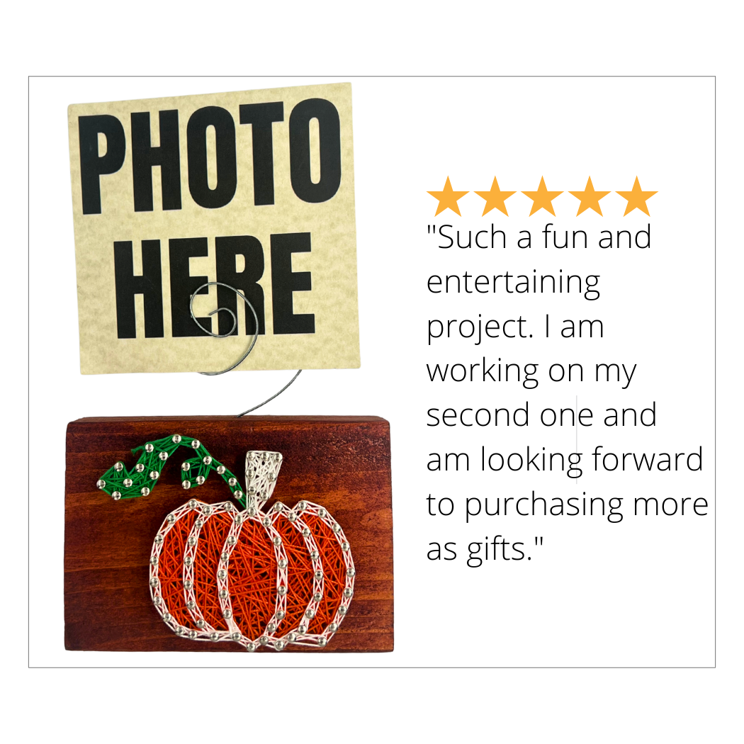 Joyful Imperfectionz - Vente Kit de bricolage - Kit de bricolage pour art de ficelle citrouille – Artisanat d'automne pour décoration ou cadeaux3