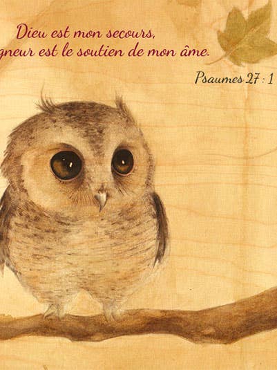 TRÄVYKORT RELIGIÖS UGGLE för wholesale av Hironwoods