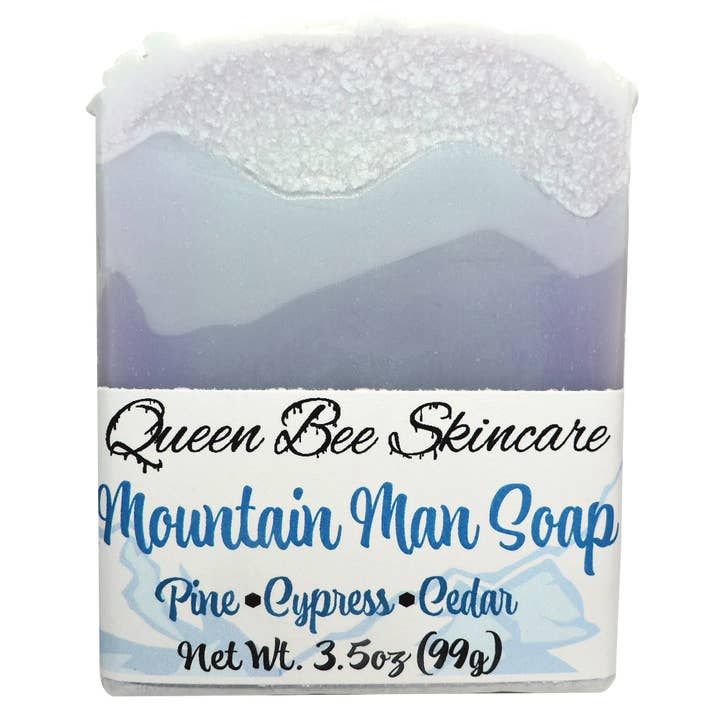Mountain Man 3,5 oz | Savon à froid pour la vente par Queen Bee Skincare, LLC