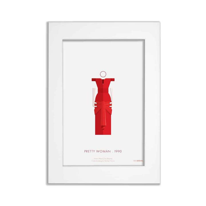 Stampa artistica incorniciata di Pretty Woman Fred Birchal per la vendita all'ingrosso da parte di memory Box