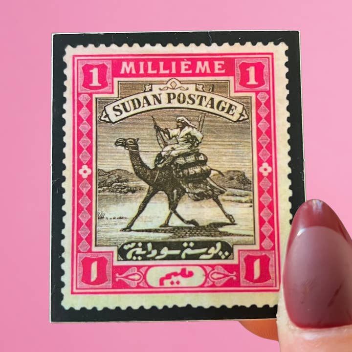 Postman On A Camel, Sudan 1948 for wholesale by rahaal