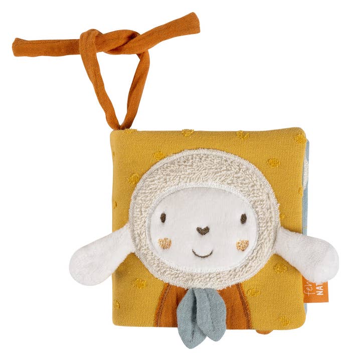 Fehn - Venta al por mayor Libro - Niños - Libro de tela Sheep Fehnnatur, libro táctil con motivos de animales