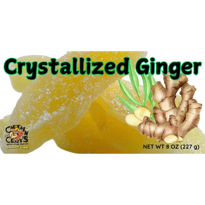 Captain Crazy’s Nuts and Fine Snacks - Wholesale Dried/Dehydrated Fruit - CRYSTALLIZED GINGER SLICES | Delicious Dried Fruit Snack3
