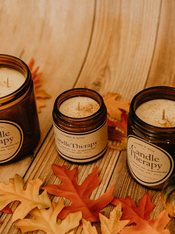 Vela Canela & Spice 4 oz para venta al por mayor de CandleTherapy