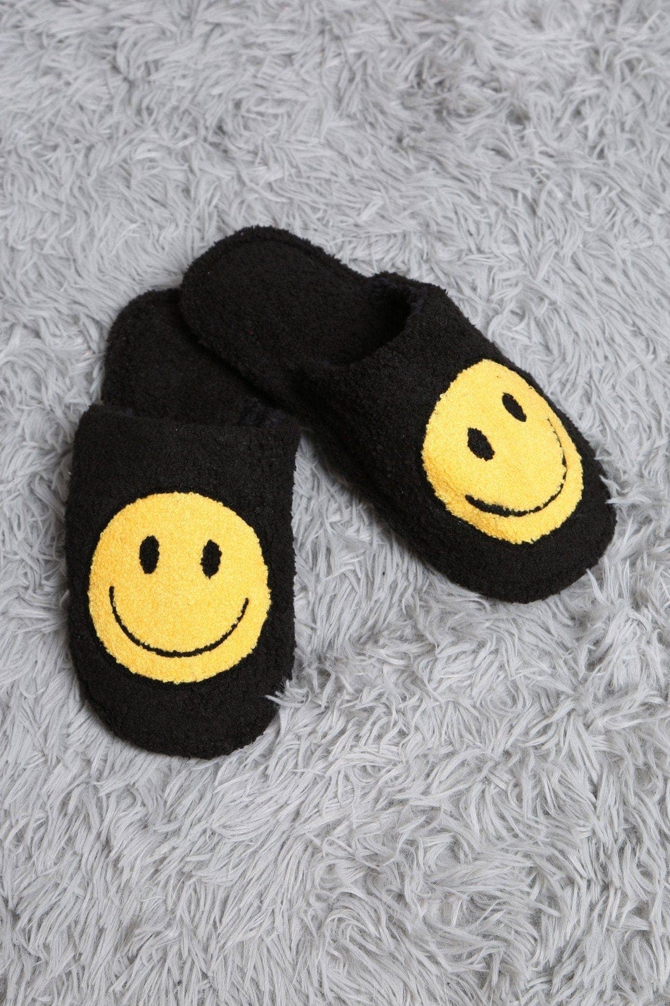 MiMi Wholesale - Wholesale Slippers - Women's - JCL2125 Super Lux Smiley Face Slippers1