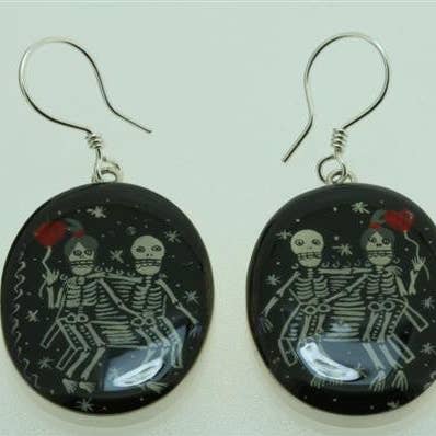 Brinco de Resina Dia dos Mortos por atacado de Makers & Providers