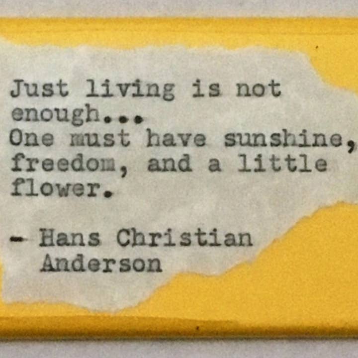 StuckOnU Art - Wholesale Magnet - Inspirational Hans Christian Andersen Handmade Magnet