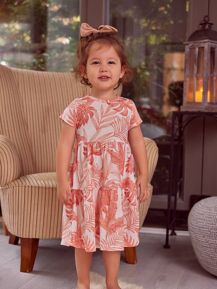 Vestido de algodão de manga curta mãe -ZY23-14219 por atacado de ZEYLAND