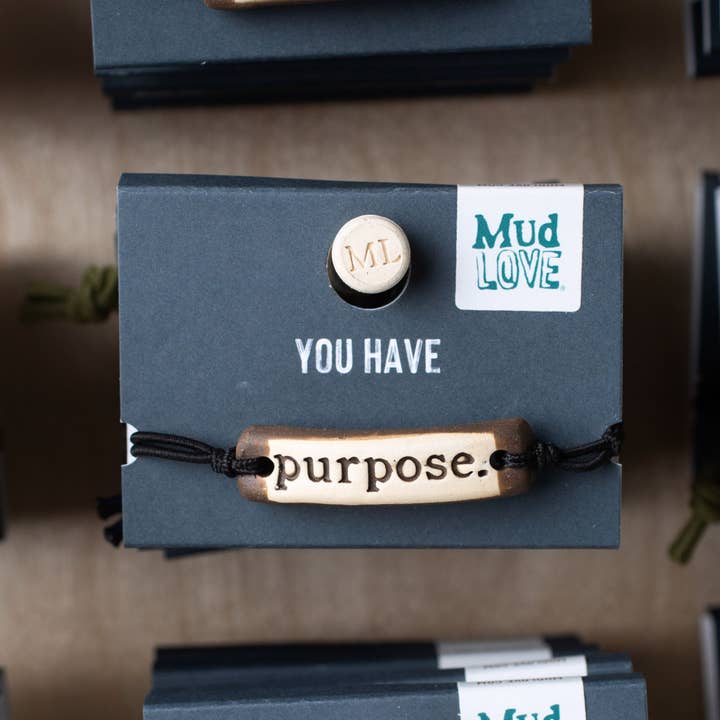 MudLOVE - Wholesale Woven/Braided Bracelet - Purpose. Ceramic Original Bracelet - Various Colors6